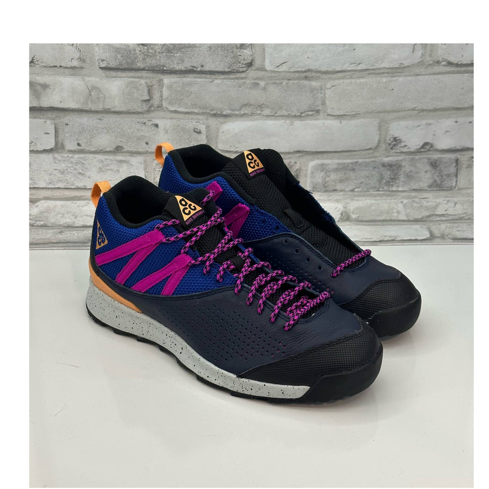 Nike ACG Okwahn II 525367 400 Obsidian/Fuel Orange Magenta Hiking Walking Mens